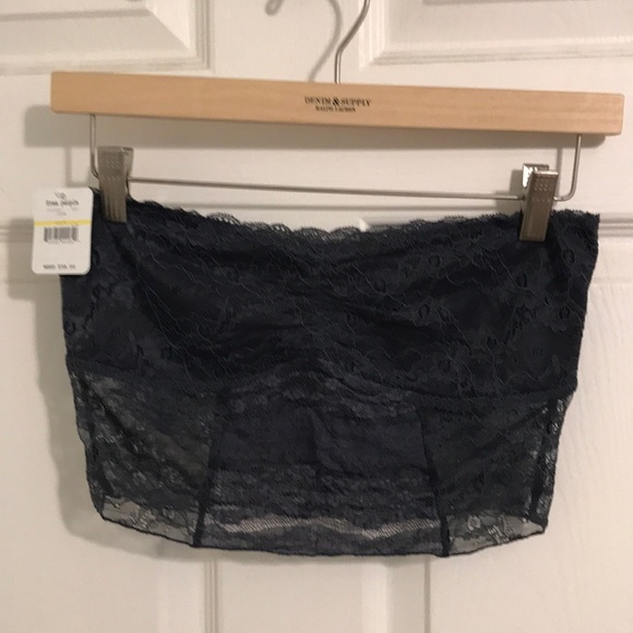 SOLD NWT Free People Lace bandeau galloon M $38 - Picture 2 of 7